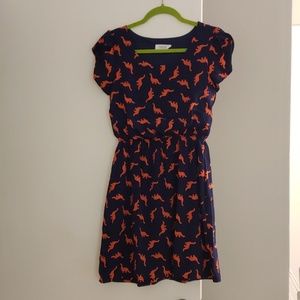 Peach Love Dinosaur Dress